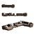 Modern Modular Sofa Series "TAKT C2" by Tok Furniture 3D model small image 4