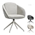  Scandi Style Upholstered Dining Chair 3D model small image 1