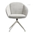  Scandi Style Upholstered Dining Chair 3D model small image 6