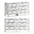 Contemporary Drawer Dresser by BD Studio 3D model small image 6