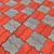 Geometric Paving Textured Material 3D model small image 1