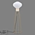 Metal Glass Floor Lamp 40W 3D model small image 1