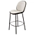 Bellini Bar Stool: Comfortable Elegance 3D model small image 4