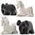 Cozy Plush Fabric Toys 3D model small image 1