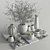 Elegant Decor Set 3D Model 3D model small image 6