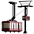 Russian Cable Car: A Scenic Ride 3D model small image 1