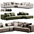 Maxalto Arbiter Sofa 3D Model 3D model small image 2