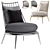 Elegant Aurora Iron Armchair, Cantori 3D model small image 1