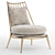 Elegant Aurora Iron Armchair, Cantori 3D model small image 4