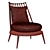 Elegant Aurora Iron Armchair, Cantori 3D model small image 7