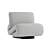 Elvemobilya Designer Chair 3D model small image 3