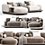 Busnelli Grumetto Sofa 02 Modern 3D model small image 6