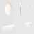 Customizable Plaster Lighting Fixtures 3D model small image 1