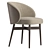 Elegant Norah Chair: Luxury Comfort 3D model small image 1