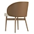 Elegant Norah Chair: Luxury Comfort 3D model small image 3