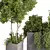 Rustic Garden Trio Set 3D model small image 3