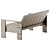 Modern Outdoor Sofa by Hay 3D model small image 3
