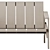 Modern Outdoor Sofa by Hay 3D model small image 4