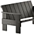 Modern Outdoor Sofa by Hay 3D model small image 5