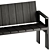 Modern Outdoor Dining Bench: Hay 3D model small image 5