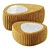 Luxury Fabric Coffee Table Pouf 3D model small image 6