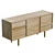 Hubsch Sideboard - Natural Oak 3D model small image 1