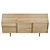 Hubsch Sideboard - Natural Oak 3D model small image 3