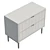 Hubsch Oak Dresser with Drawers 3D model small image 6