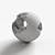 Limestone Sphere in Stone Bowl 3D model small image 9