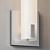 Elegant LED Nickel Sconce 3D model small image 2