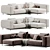 Brera Sectional Sofa by Former 3D model small image 1