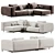 Brera Sectional Sofa by Former 3D model small image 3