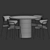 Modern Round Dining Set 3D model small image 4