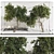 Foliage & Decor Elements Pack 3D model small image 1