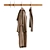 Bolia Coat Hanger with Hooks 3D model small image 1