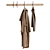 Bolia Coat Hanger with Hooks 3D model small image 2