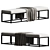 Modern Danner Entryway Bench 3D model small image 1