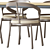 Modern Turtle Chair & Laga Table 3D model small image 2