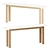 Sleek Modern Jessa Console Table 3D model small image 1