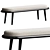 Modern Minimalist Elisa Bench 3D model small image 1