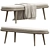 Modern Patton Entryway Seating Bench 3D model small image 4