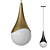 Modern Hanging Pendant Light "Shady 3D model small image 1