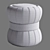 Modern Round Ottoman 3D Model 3D model small image 5