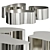 Springer Ltd Stainless Steel Tables 3D model small image 2