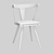 Stylish Dining Chair Angelo 3D model small image 5