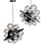 Sleek IONA UFO Pendant Collection 3D model small image 2