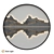 Dimmable Black Palatine LED Ceiling Light 3D model small image 2