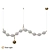 Scandinavian Bronze Pendant Light 3D model small image 1