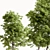 Maple Forest Miniature Set 3D model small image 3