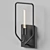 Sleek Paperclip-inspired Wall Sconce 3D model small image 3